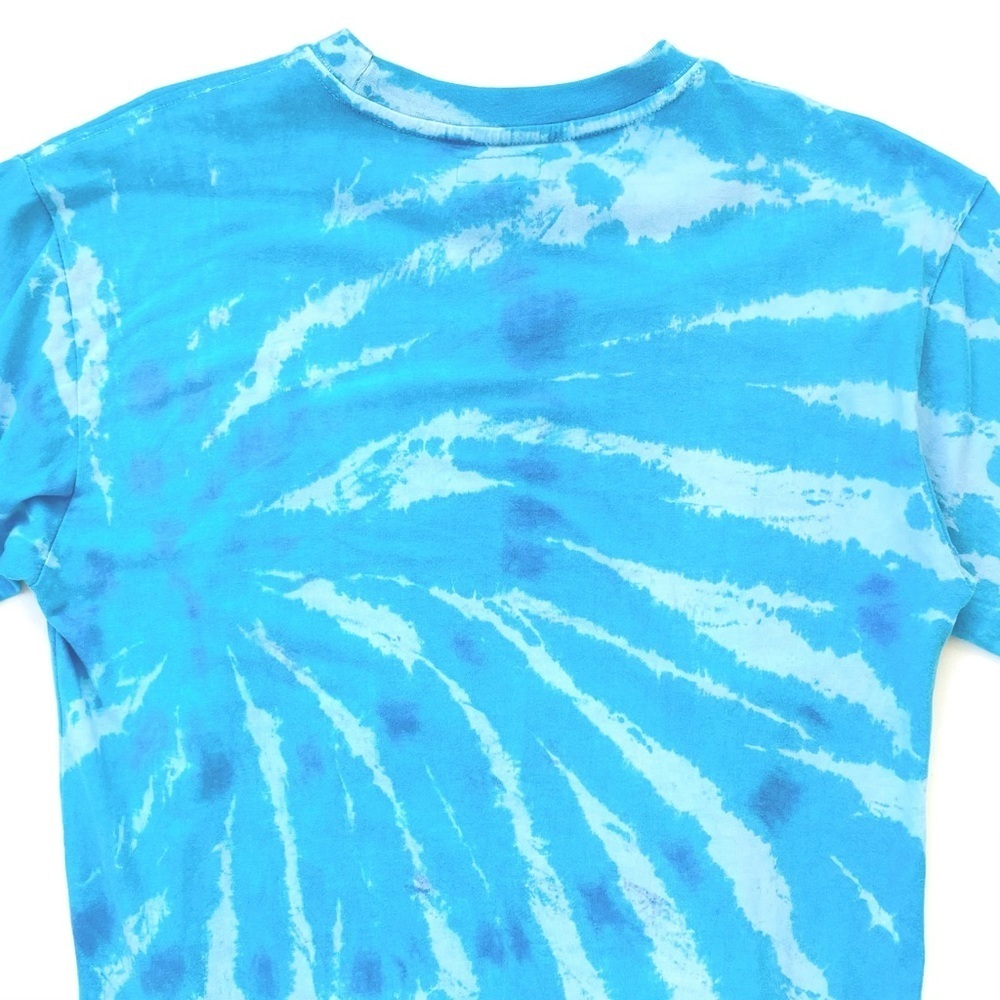 Chinatown Market Smiley T-Shirt, Sketch Basketball Bear, Blue Tie-Dye, Sz Medium - Picture 7 of 8